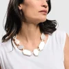 Women Alembika Accessories<Glory Faceted Bead Necklace, Frost