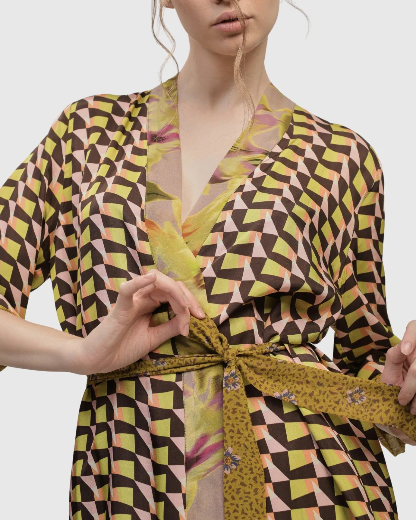 Women Alembika Plus<Godard Smoking Jacket, Geometric