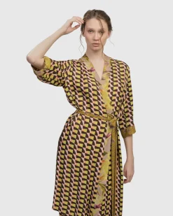 Women Alembika Plus<Godard Smoking Jacket, Geometric