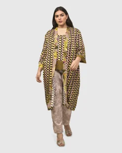 Women Alembika Plus<Godard Smoking Jacket, Geometric
