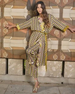 Women Alembika Plus<Godard Smoking Jacket, Geometric