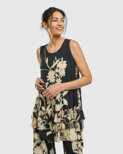 Women Alembika Plus<Goldfinch Sleeveless Top, Floral