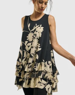 Women Alembika Plus<Goldfinch Sleeveless Top, Floral