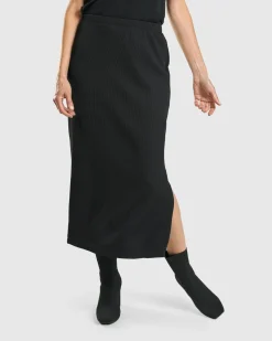 Women Alembika Plus<Goodfella Pencil Skirt, Black