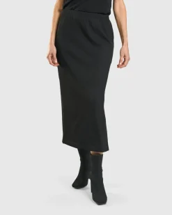 Women Alembika Plus<Goodfella Pencil Skirt, Black