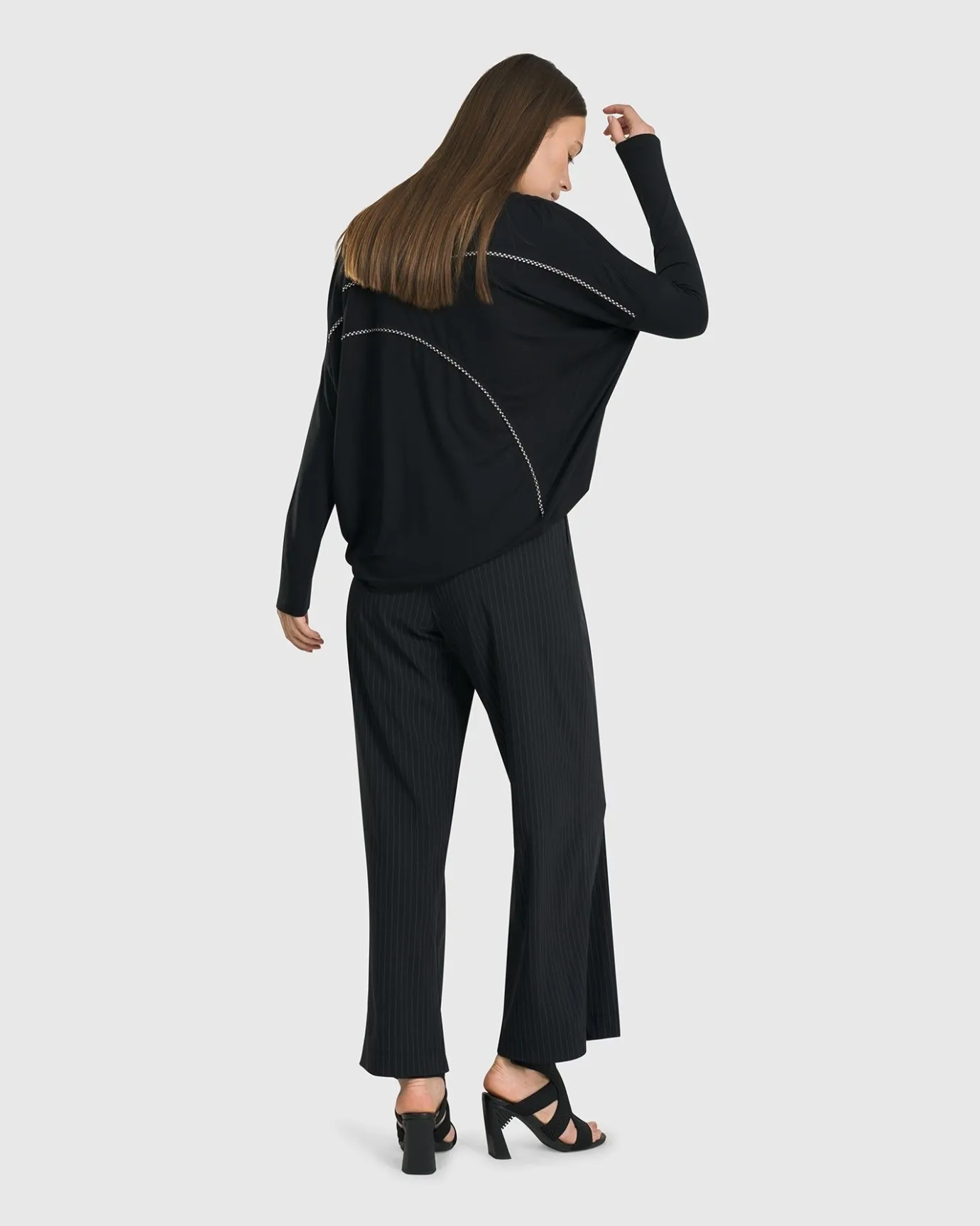Women Alembika Tops & Tunics<Go-To Drop Sleeve Top, Black