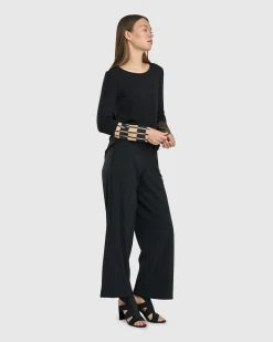 Women Alembika Plus<Go-To Long Sleeve Top, Coffee