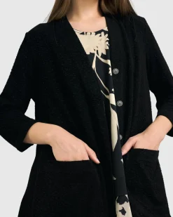 Women Alembika Jackets<Granite Cardi Jacket, Black