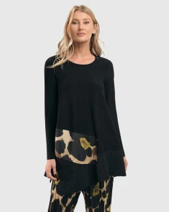 Women Alembika Tops & Tunics<Hazel Mix Media Swing Top, Multi