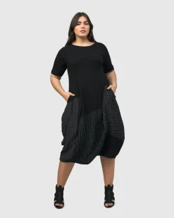 Women Alembika Plus<Hera T-Shirt Cocoon Dress, Mix