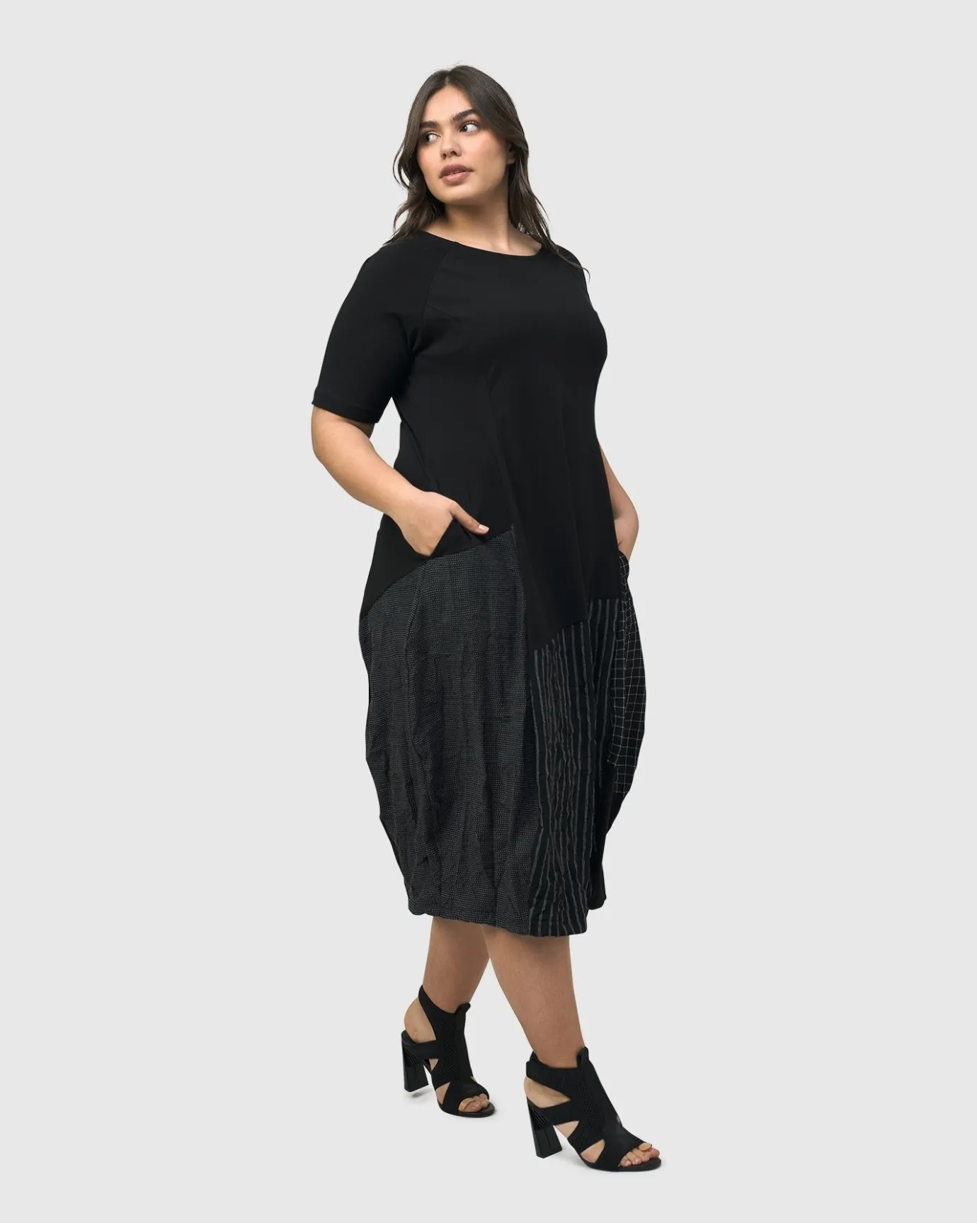 Women Alembika Plus<Hera T-Shirt Cocoon Dress, Mix
