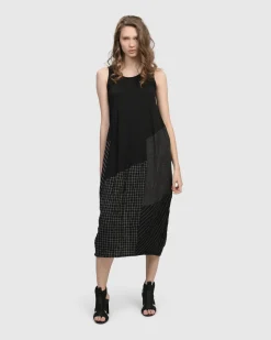 Women Alembika Plus<Hestia Sleeveless Cocoon Dress, Mix