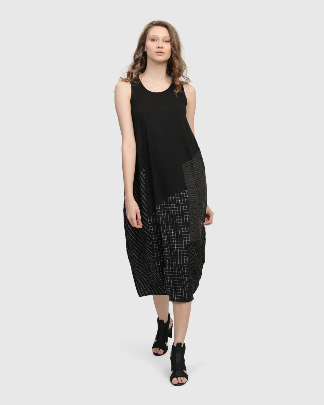 Women Alembika Plus<Hestia Sleeveless Cocoon Dress, Mix