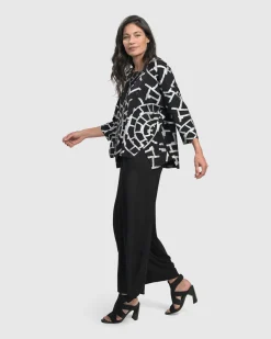 Women Alembika Plus<Hypnotic Cutaway Boxy Top, Silver