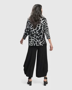 Women Alembika Plus<Hypnotic Cutaway Boxy Top, Silver