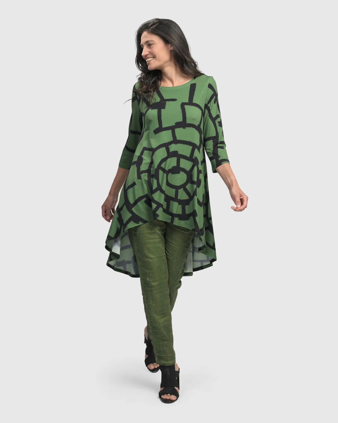 Women Alembika Tops & Tunics<Hypnotic Hi-Lo Tunic Top, Clover