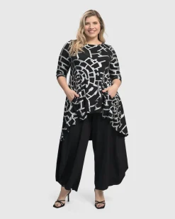Women Alembika Plus<Hypnotic Hi-Lo Tunic Top, Silver
