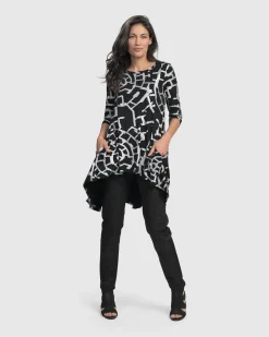 Women Alembika Tops & Tunics<Hypnotic Hi-Lo Tunic Top, Silver