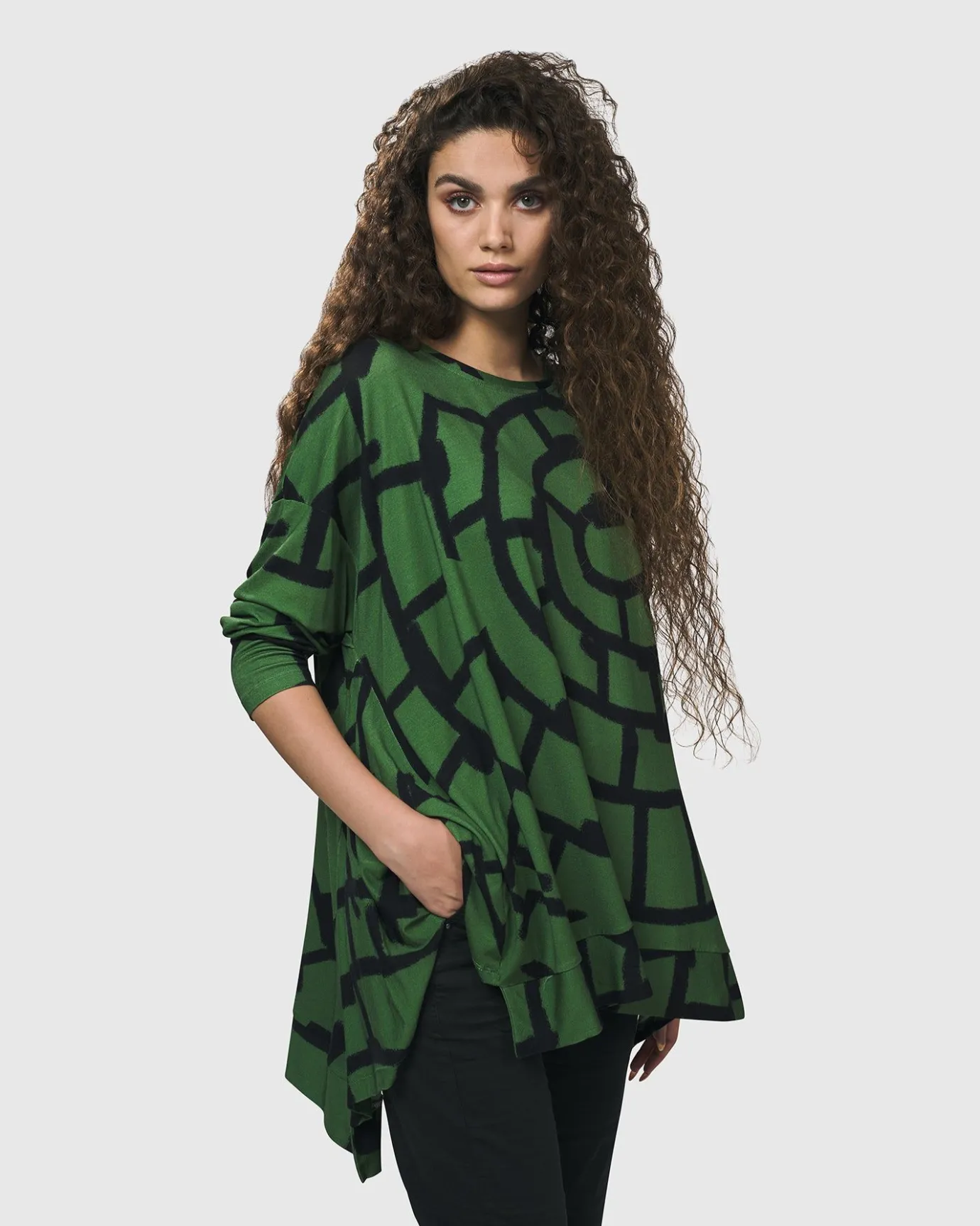 Women Alembika Tops & Tunics<Hypnotic Swing Tunic Top, Clover