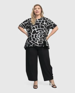 Women Alembika Plus<Hypnotic Swing Tunic Top, Silver