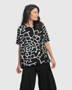 Women Alembika Plus<Hypnotic Swing Tunic Top, Silver