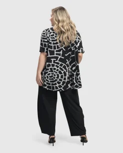 Women Alembika Plus<Hypnotic Swing Tunic Top, Silver
