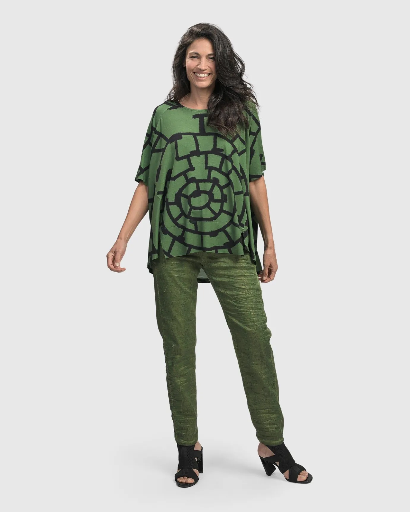 Women Alembika Plus<Hypnotic Swing Tunic Top, Clover