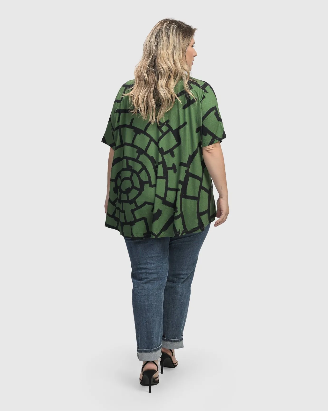 Women Alembika Plus<Hypnotic Swing Tunic Top, Clover