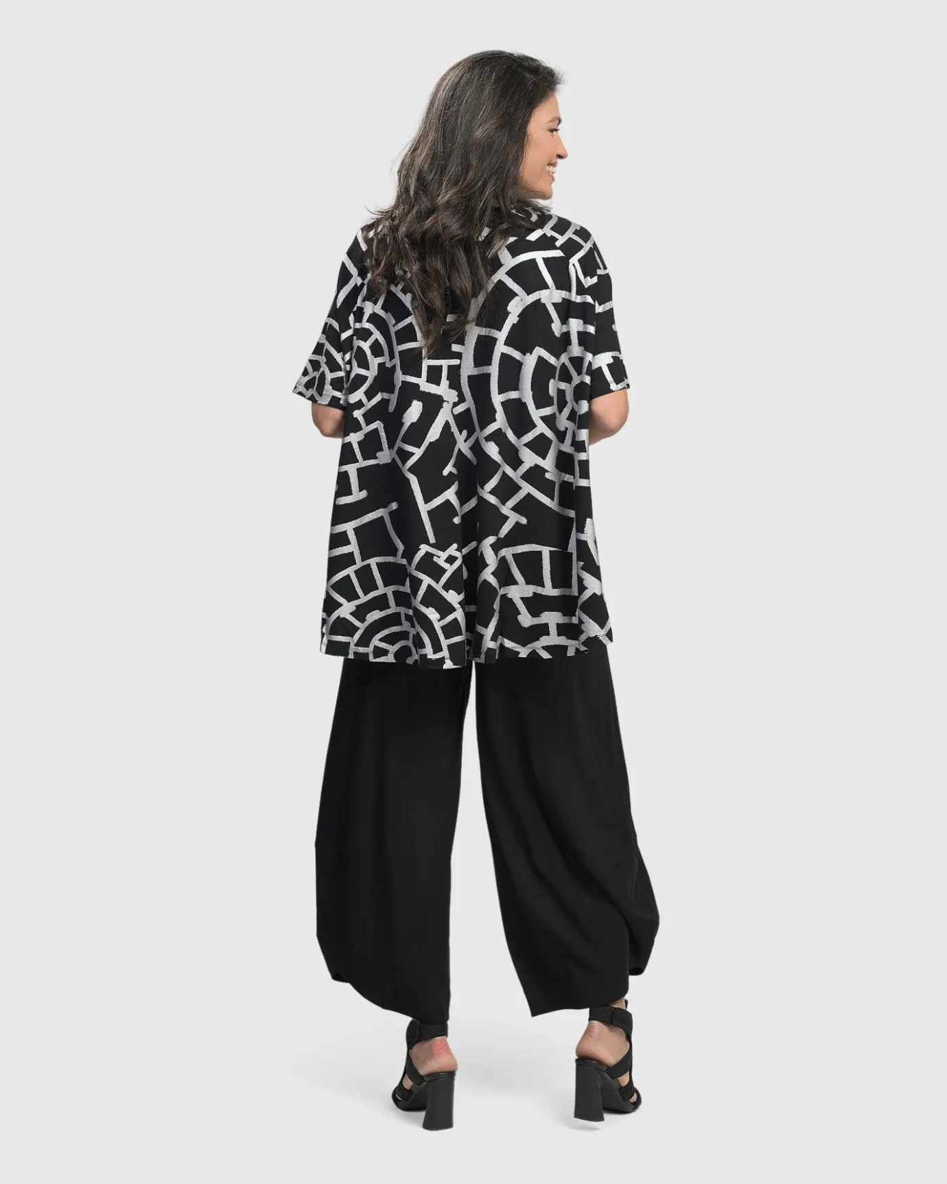 Women Alembika Tops & Tunics<Hypnotic Swing Tunic Top, Silver