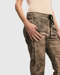 Women Alembika Pants & Skirts<Iconic Jeans Desires, Sepia