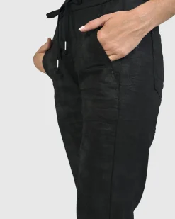 Women Alembika Plus<Iconic Stretch Jeans, Black Washed