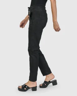Women Alembika Plus<Iconic Stretch Jeans, Black Washed