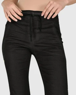 Women Alembika Pants & Skirts<Iconic Stretch Jeans, Black Snake