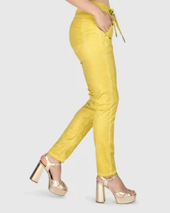 Women Alembika Plus<Iconic Stretch Jeans, Honey Snake