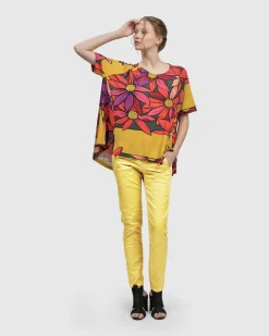 Women Alembika Plus<Iconic Stretch Jeans, Honey Snake
