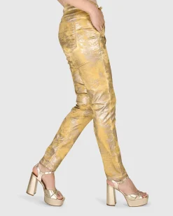 Women Alembika Plus<Iconic Stretch Jeans, Honey Gold