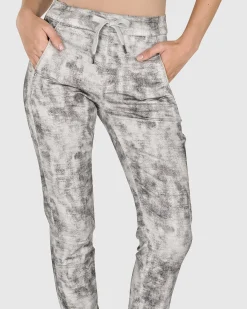Women Alembika Pants & Skirts<Iconic Stretch Jeans, Marble