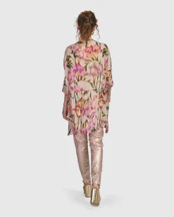Women Alembika Plus<Iconic Stretch Jeans, Metallic Powder