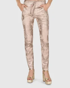 Women Alembika Plus<Iconic Stretch Jeans, Rose Gold Nude