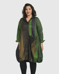 Women Alembika Plus<In My Element Wonderful Dress, Forest