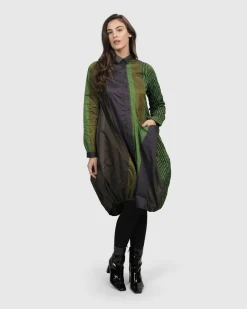Women Alembika Plus<In My Element Wonderful Dress, Forest