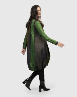 Women Alembika Plus<In My Element Wonderful Dress, Forest