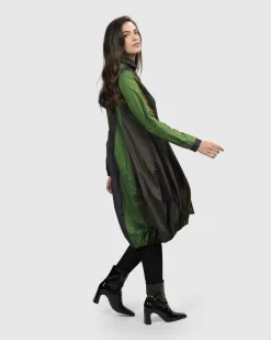 Women Alembika Plus<In My Element Wonderful Dress, Forest