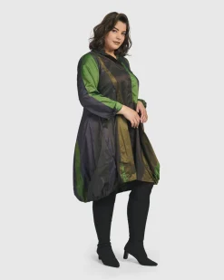 Women Alembika Plus<In My Element Wonderful Dress, Forest