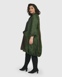 Women Alembika Plus<In My Element Wonderful Dress, Forest