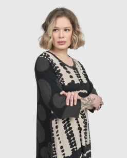 Women Alembika Dresses<Incan Trail T-Shirt Dress, Savanna