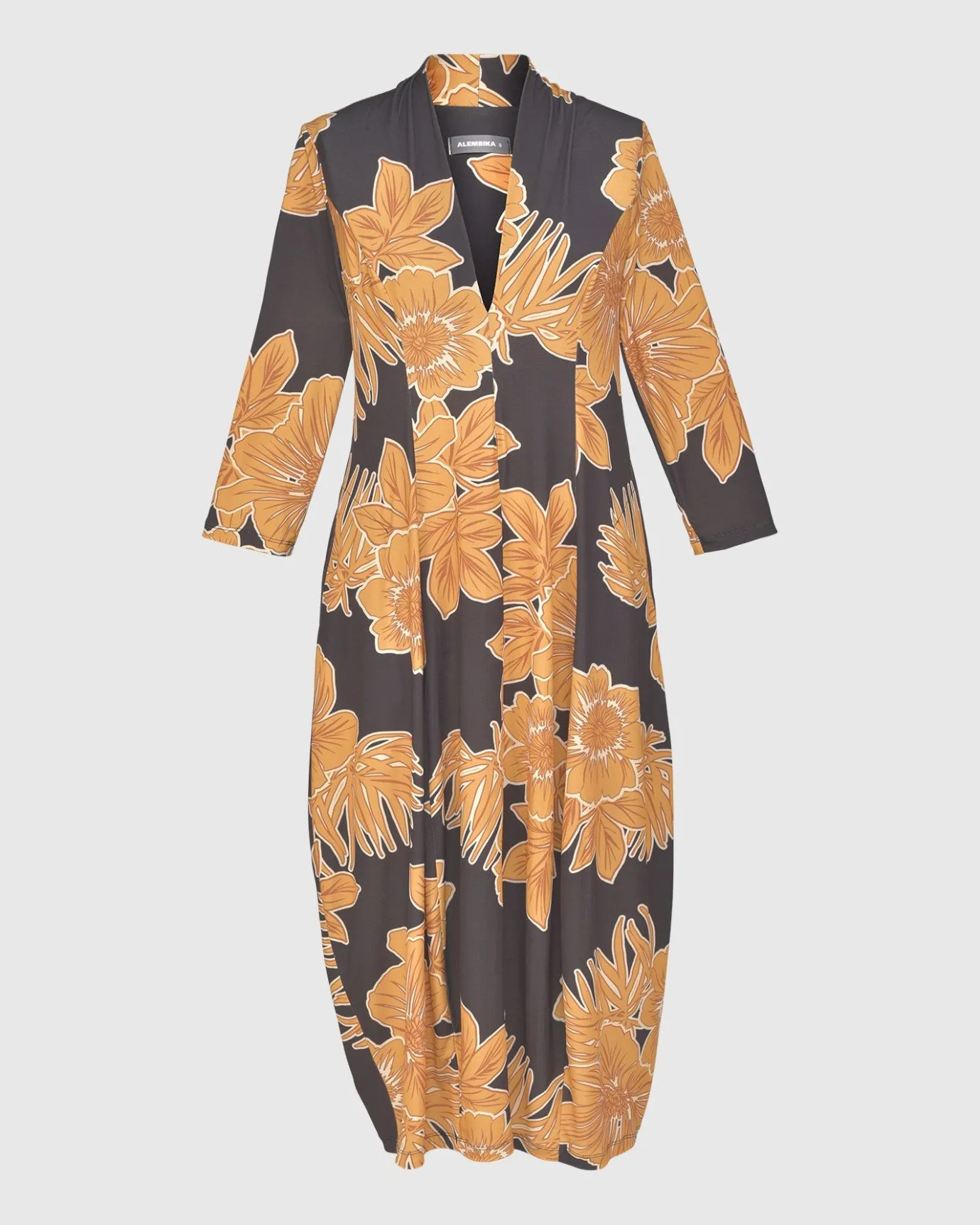 Women Alembika Plus<Island Cocoon Dress, Gold