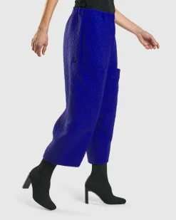 Women Alembika Plus<Jacquard Tapestry Pants, Royal