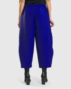 Women Alembika Plus<Jacquard Tapestry Pants, Royal