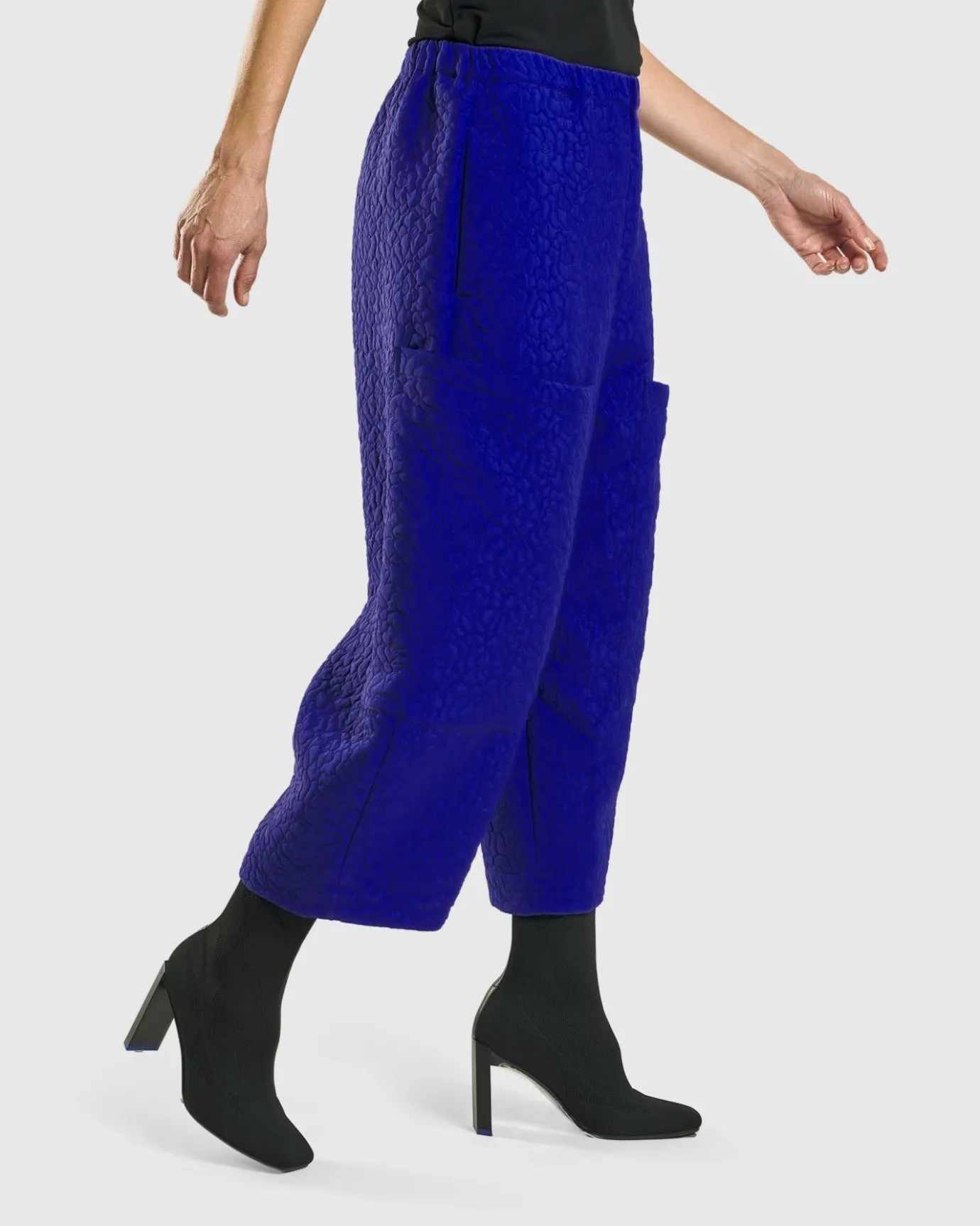Women Alembika Pants & Skirts<Jacquard Tapestry Pants, Royal